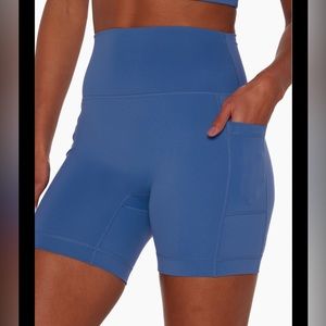 Set Active Sportbody Utility Shorts - Sz L Ripple Blue